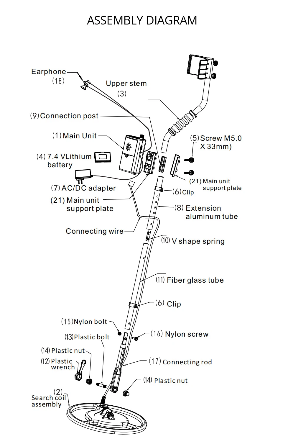 ST944 Metal detector