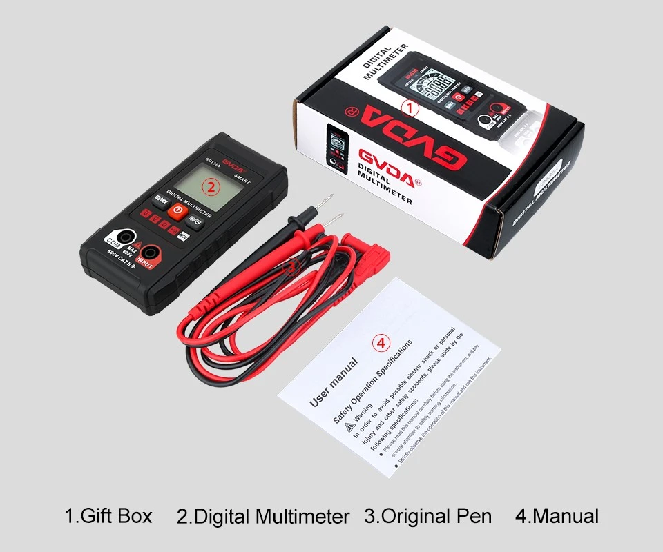 13 portable digital multimeter