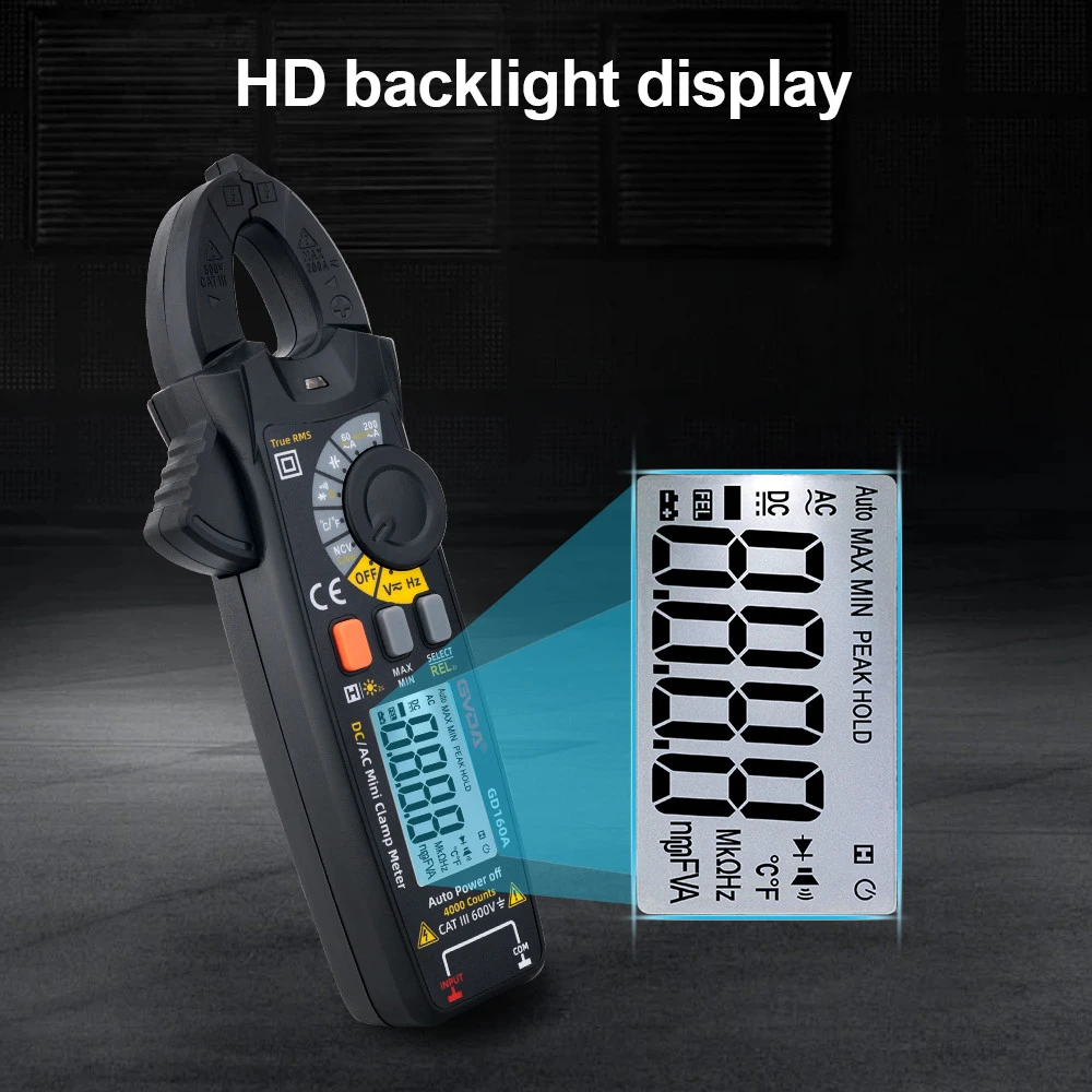 -6 Auto range clamp meter